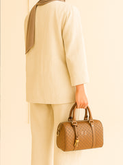 Via” Personalized Woven Leather Bag - XSESWARY