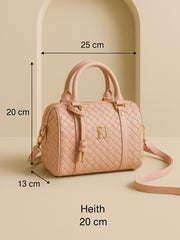 Via” Personalized Woven Leather Bag - XSESWARY