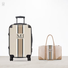 Weekender Travel Set Beige Print - XSESWARY