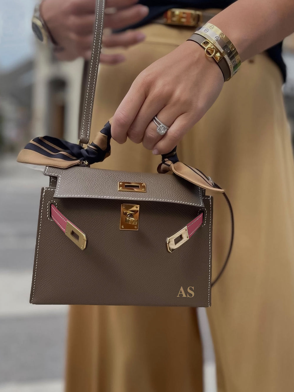 Velina Mini Bag | Luxury Design with Custom Golden Initials - XSESWARY