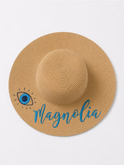 The Evil Eye Personalized Sun Hat
