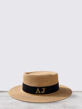 The Riviera Initials Straw Hat