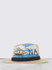 Hand-Painted Riviera Fedora