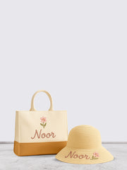 Kids Hat + Bag Birth Flower Set