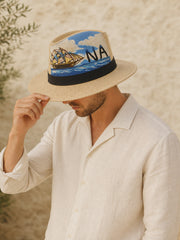 Hand-Painted Riviera Fedora