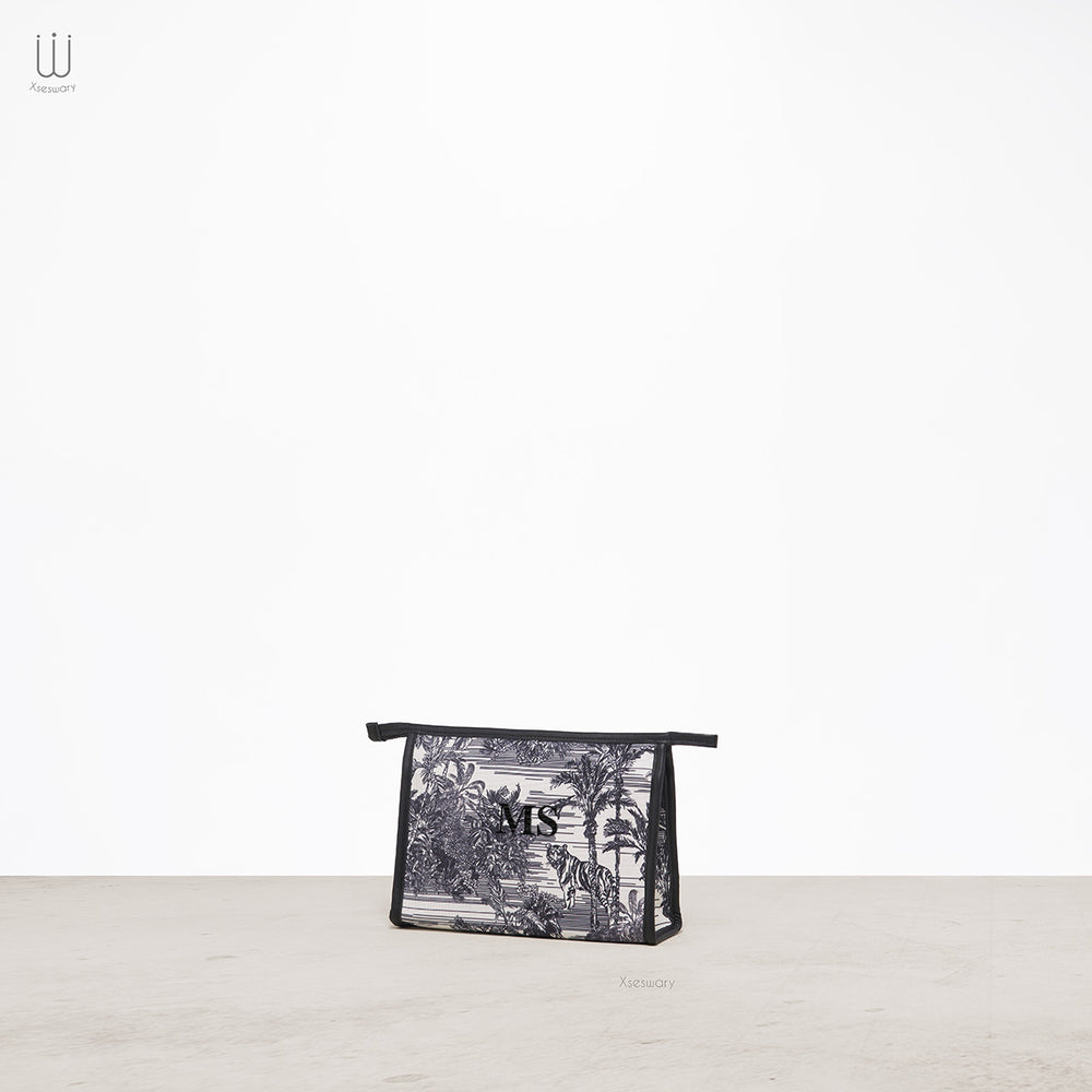 Safari embroidery pouch Small - Multi Color - XSESWARY