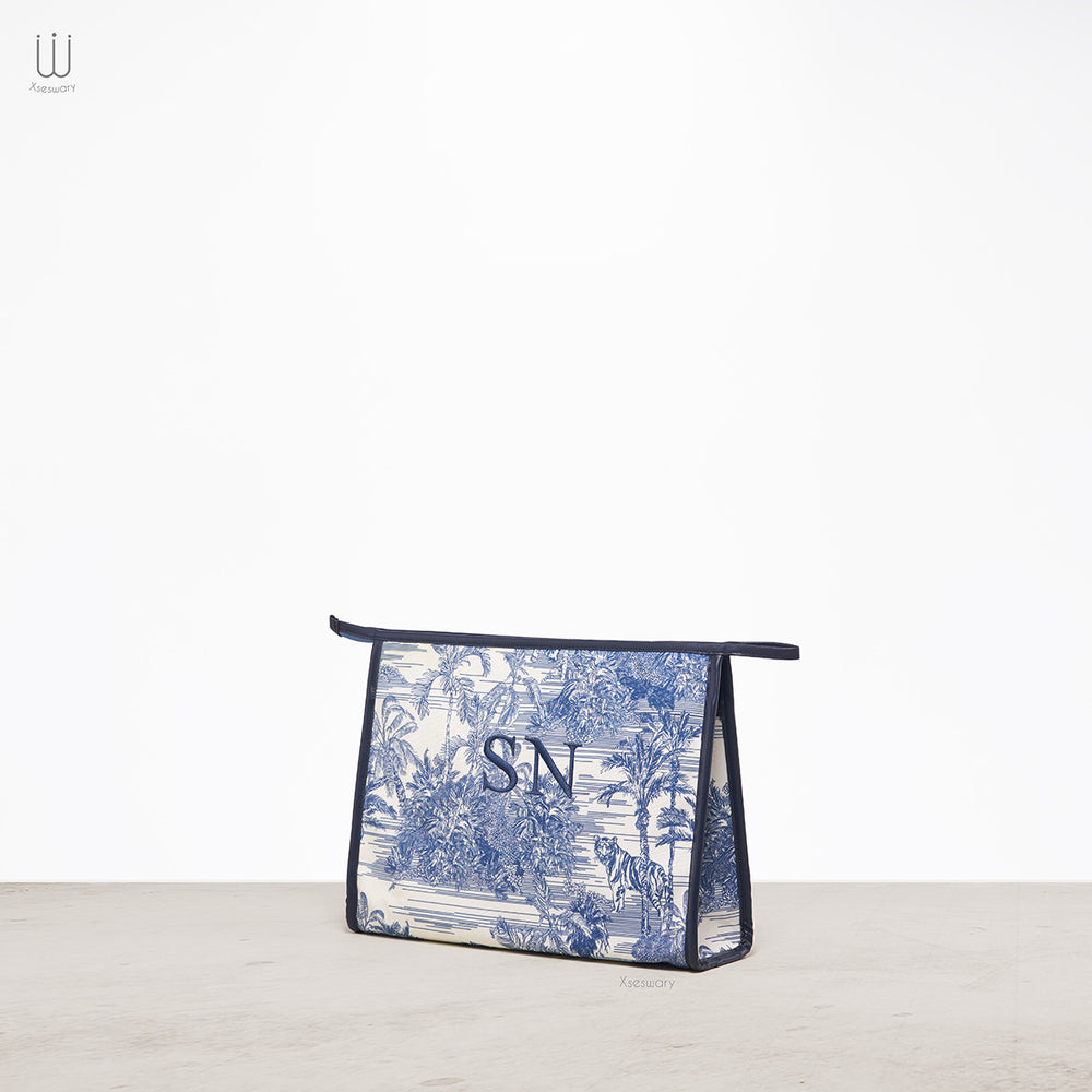 Safari embroidery pouch Large - Multi Color - XSESWARY