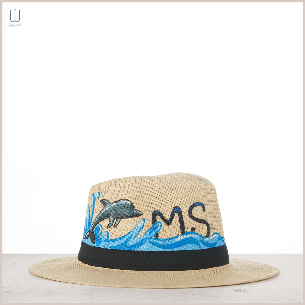 Customize hat with Dolphin design - XSESWARY