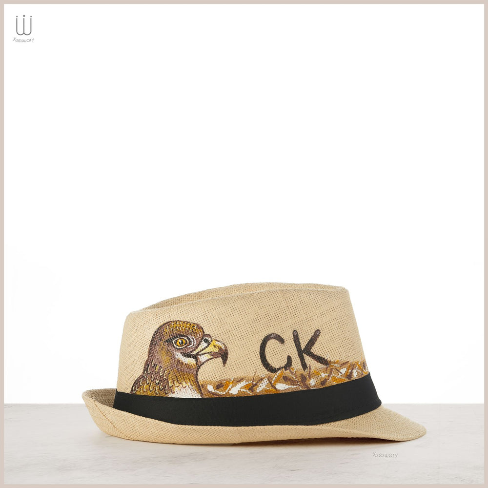 Customize hat with falcon design - XSESWARY