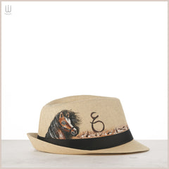 Customize hat with horse design - XSESWARY
