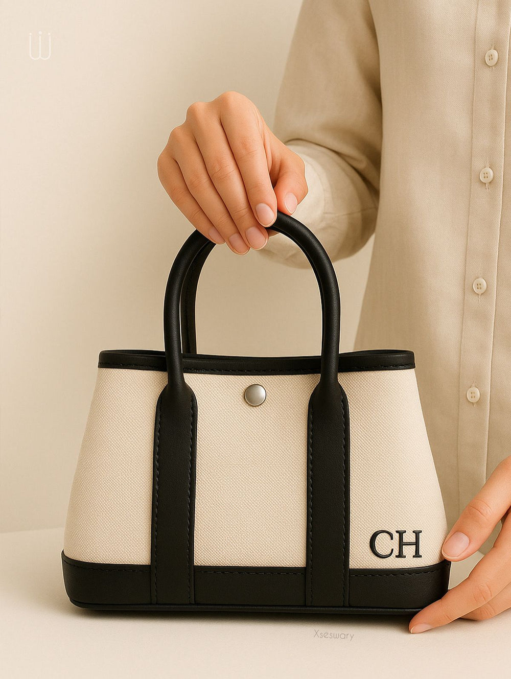 Mini Grace Canvas Handbag - XSESWARY