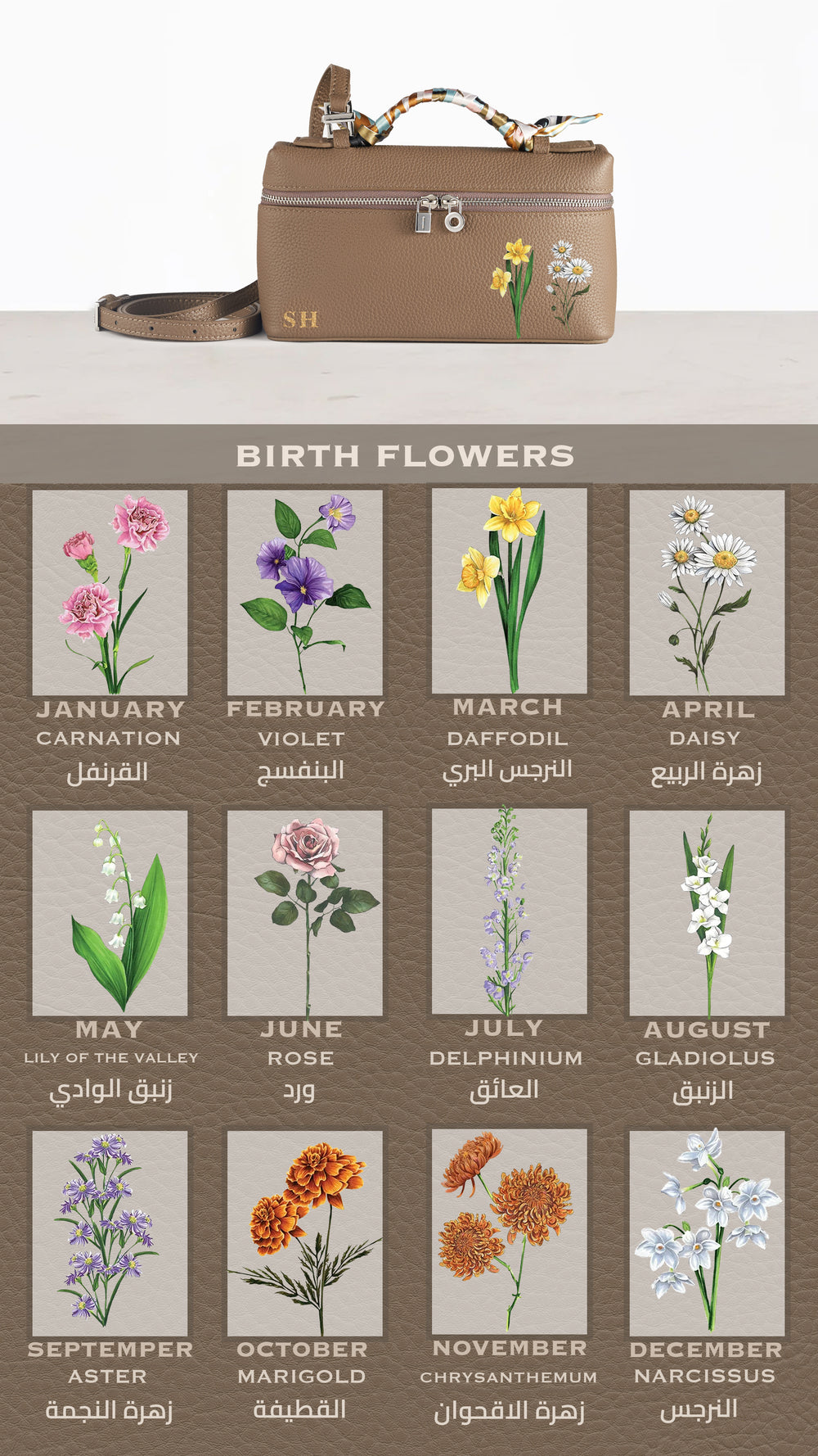 Floreo Handbag - XSESWARY