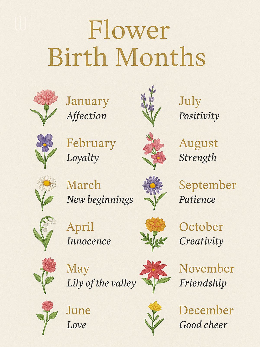 Kids set a hat and bag with their birth flower - XSESWARY