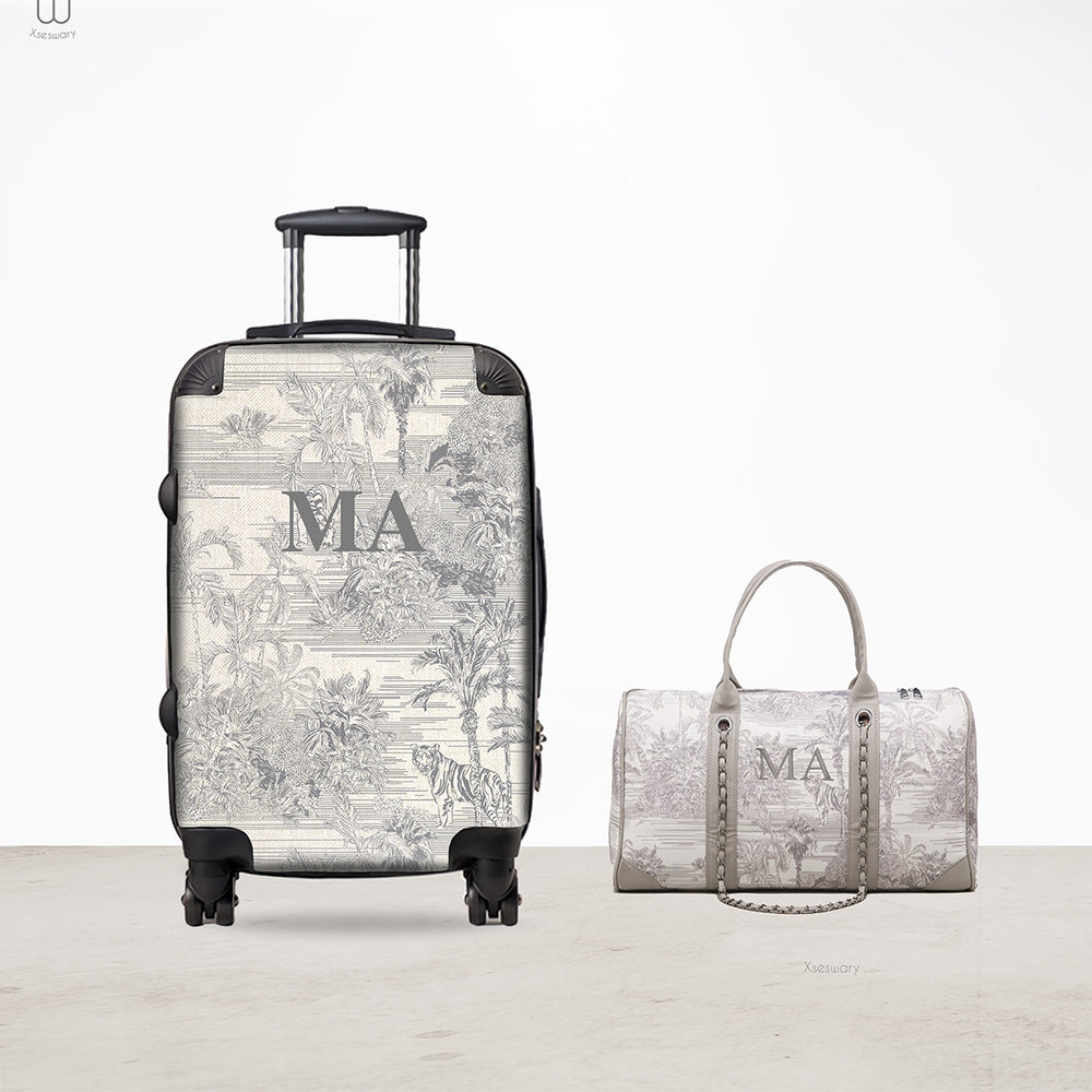 Safari Travel Laguge With GYM Bag - Multi Color - XSESWARY