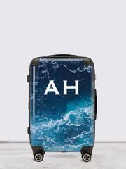 The Azure Tide Custom Suitcase