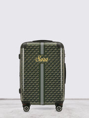 Signature Stripe Personalized Luggage