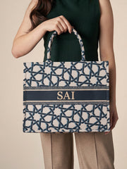The Arabesque Canvas Tote