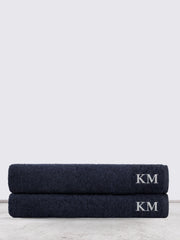 Luxury Personalized Bath Towels Set – 2 Pieces | 600 GSM