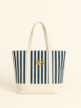 Striped monogram tote - XSESWARY