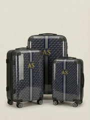 Signature Stripe Personalized Luggage