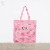 Embroidery Handmade Jote Bag Pink - XSESWARY
