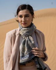 Safari Scarf Gray - XSESWARY