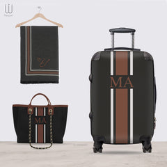 Black Set with Brown Strip - XSESWARY