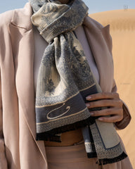 Safari Scarf Gray - XSESWARY