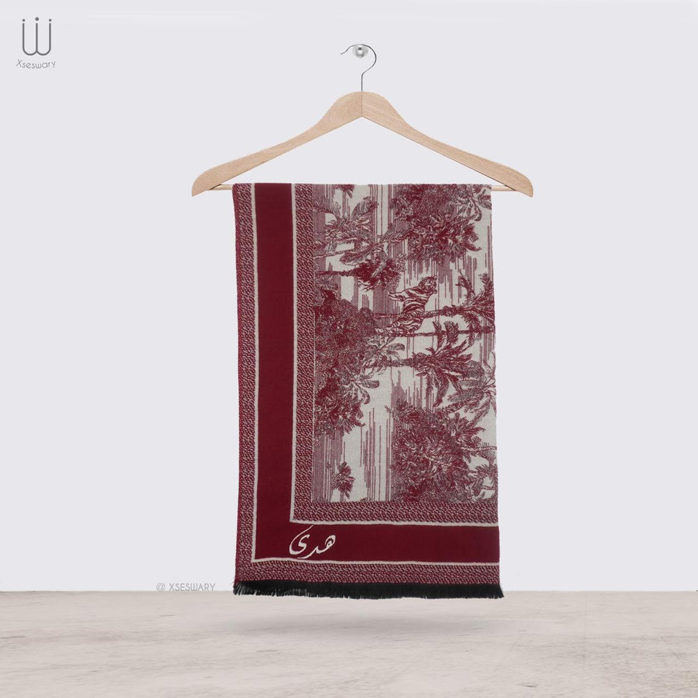 Safari Scarf Maroon - XSESWARY