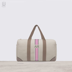 Travel , Gym , Weekender Bag Beige - XSESWARY