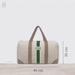 Travel , Gym , Weekender Bag Beige - XSESWARY
