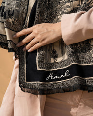 Safari Scarf Black - XSESWARY