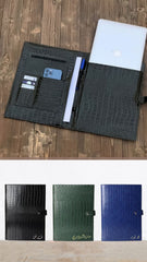 Laptop and iPad leather wallet - XSESWARY