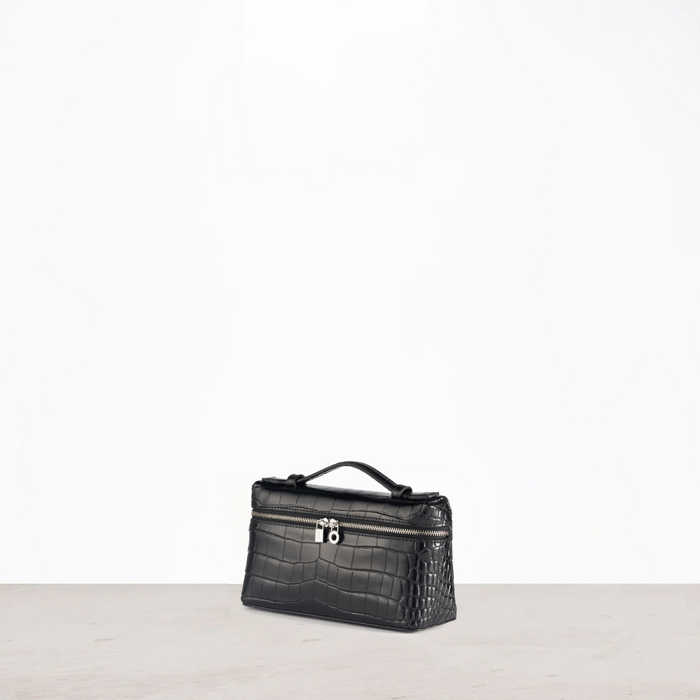 Black Crocodile Tote Bag - XSESWARY