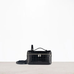 Black Crocodile Tote Bag - XSESWARY