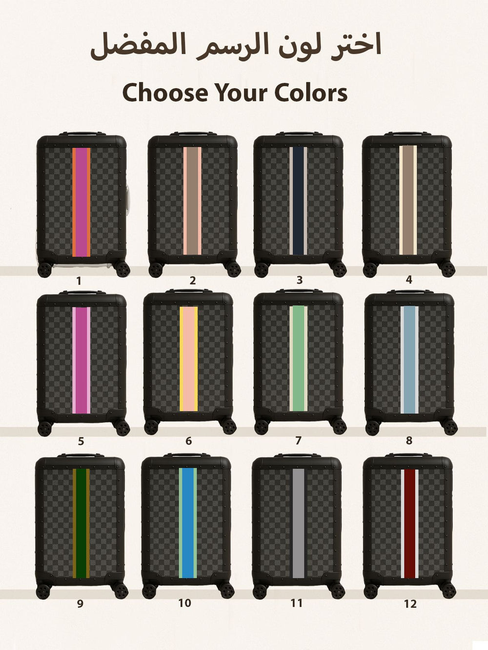 Velora – Stripe Your Personalized Travel Bag - XSESWARY