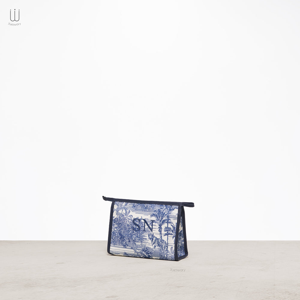 Safari embroidery pouch Small - Multi Color - XSESWARY