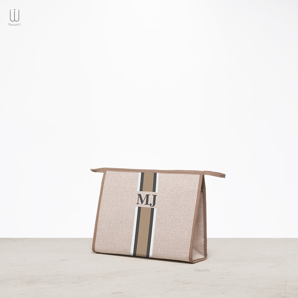 Canvas Pouch Beige for multi size - XSESWARY