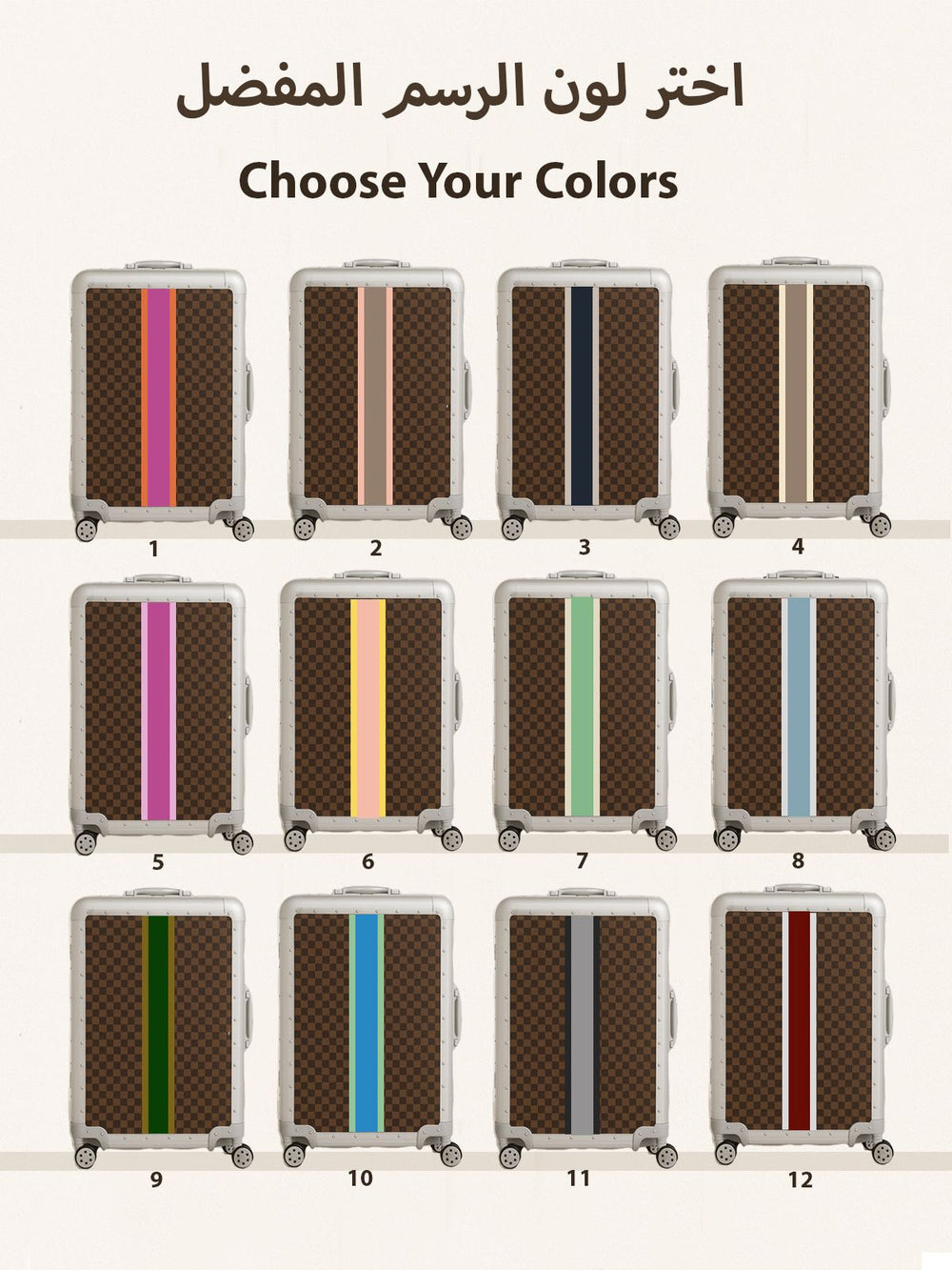 Velora – Stripe Your Personalized Travel Bag - XSESWARY