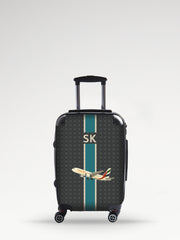 Customized Suitcase with Airplane Design