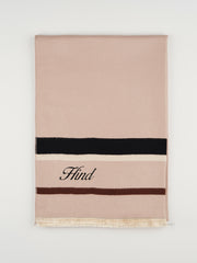 Beige hHorizontal Stripes Scarf