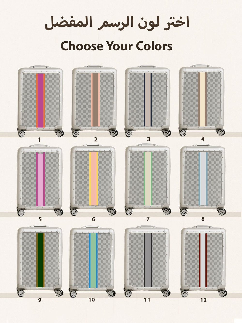 Velora – Stripe Your Personalized Travel Bag - XSESWARY
