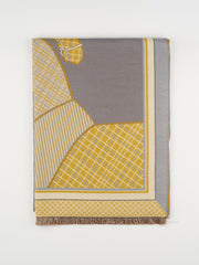 Initial Emblem Luxe Shawl