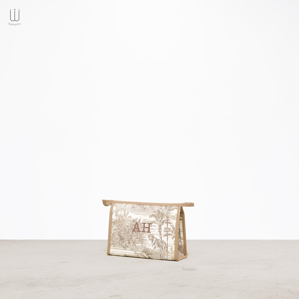 Safari embroidery pouch Small - Multi Color - XSESWARY