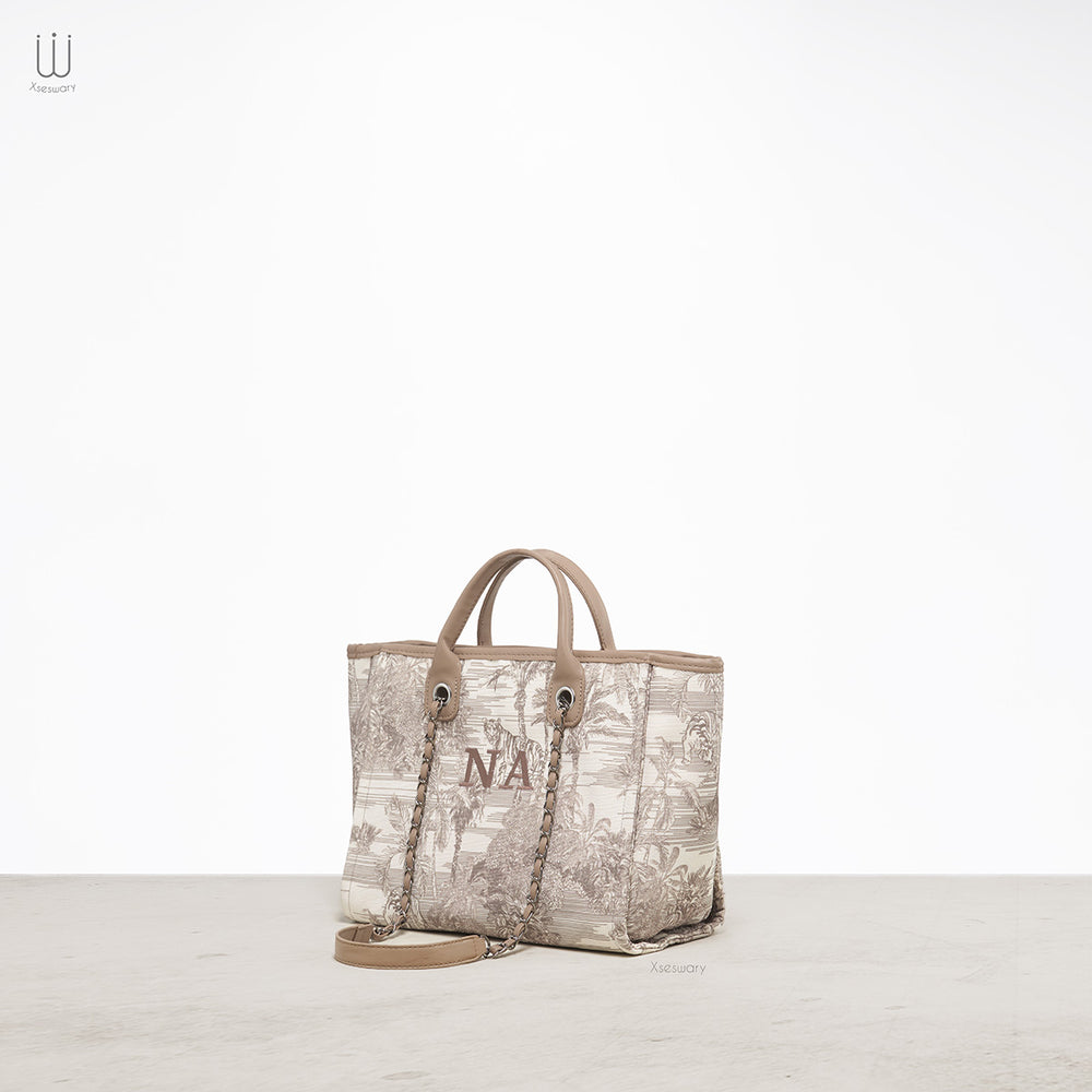 Safari Tote Canvas Meduim - Multi colors - XSESWARY