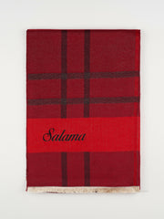 Signature Plaid Personalized Scarf