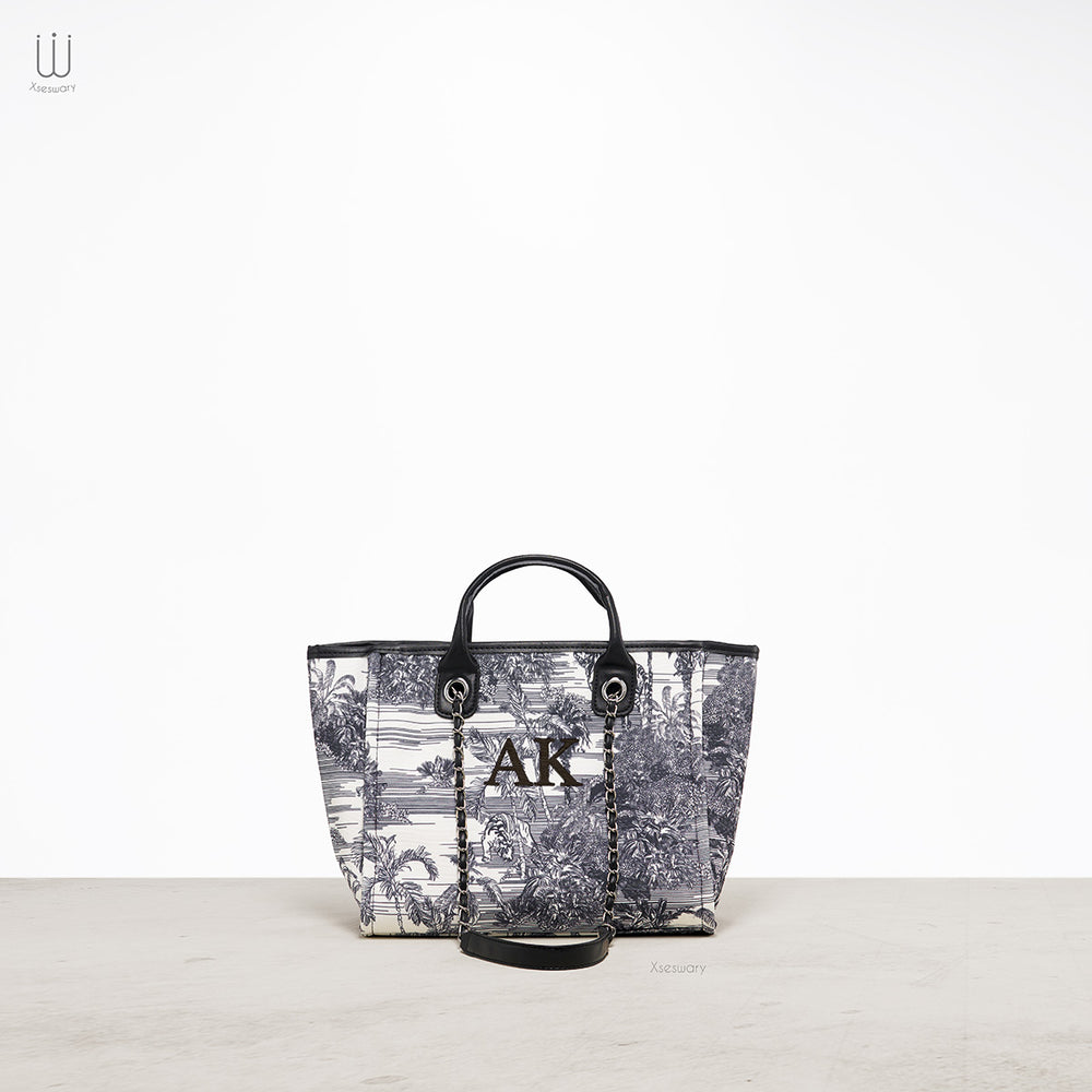 Safari Tote Canvas Meduim - Multi colors - XSESWARY