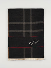 Signature Plaid Personalized Scarf