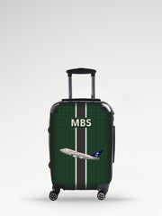 Customized Suitcase with Airplane Design