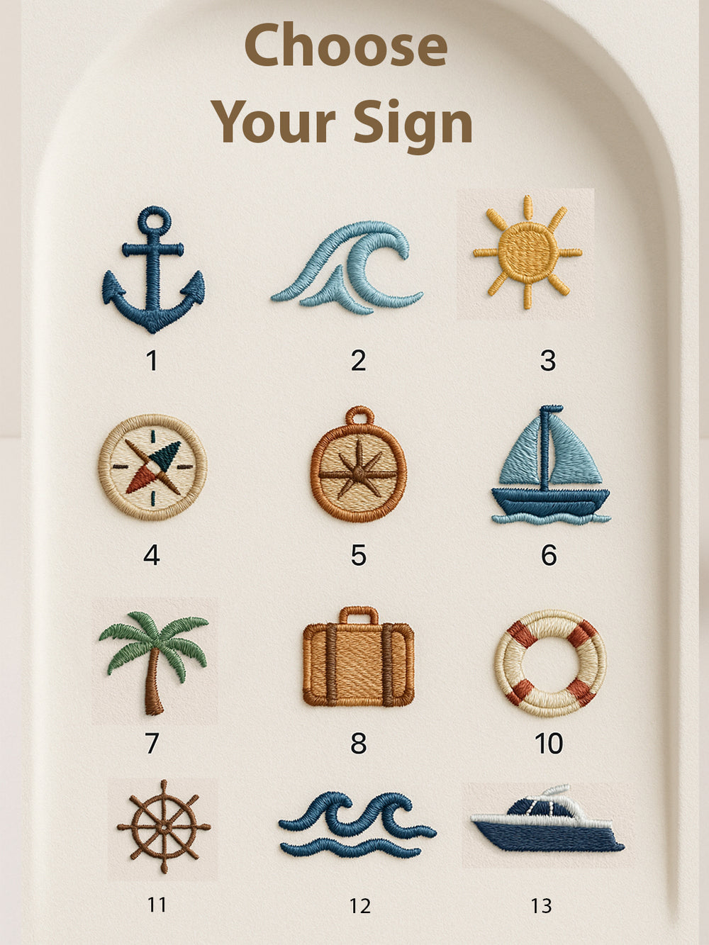 Custom Summer Bucket Hat with Embroidered Initials & Icon - XSESWARY